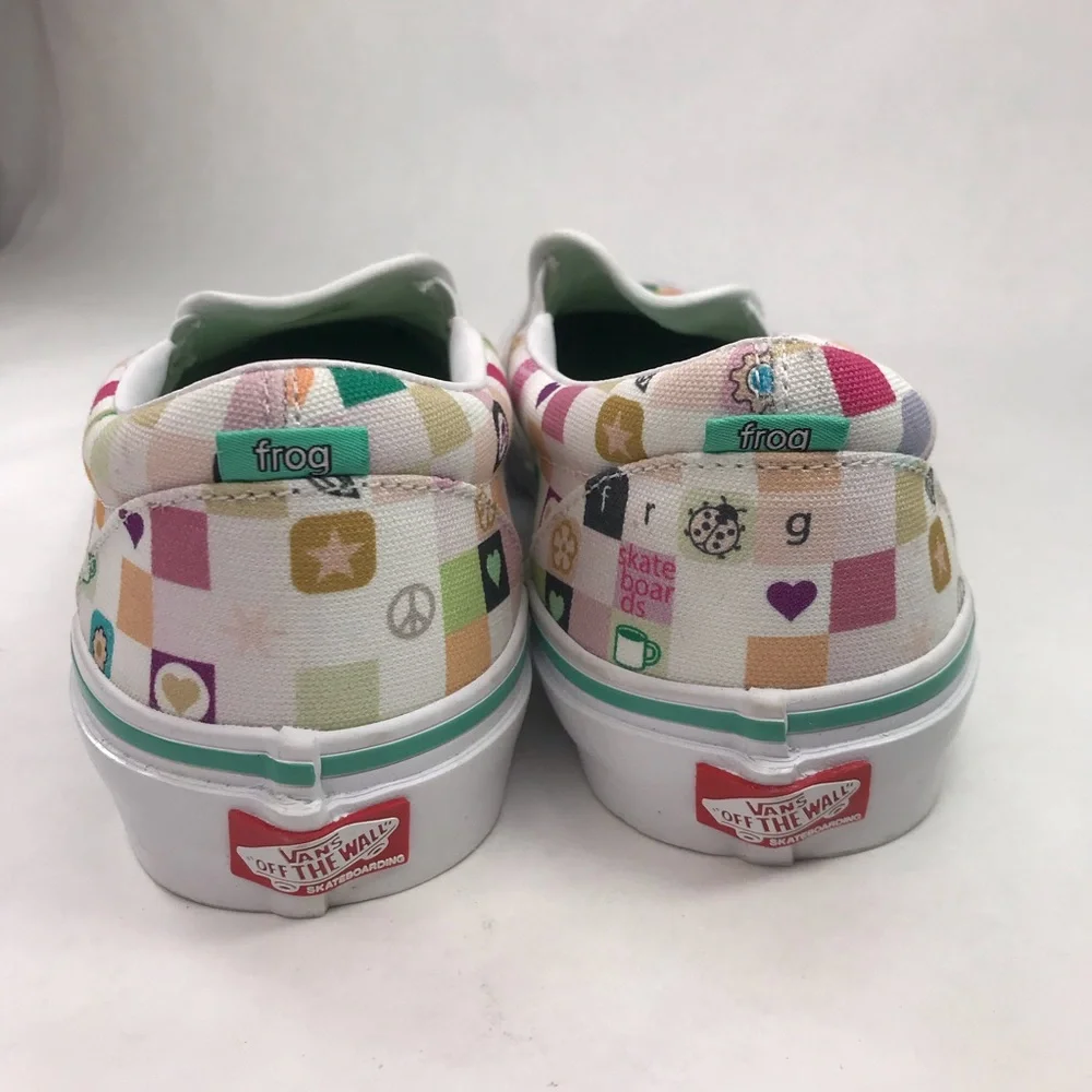 VANS x Frog Skateboard Men's 9.5 Women's 11 Slip-On Skate Shoes VNOA5HF4301